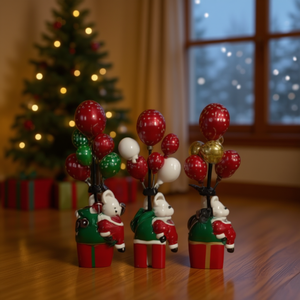 HOMEREA Christmas Toys Doll 4-4.9in Indoor Decor Mixed Colors Plastic Plush - Product Image 2