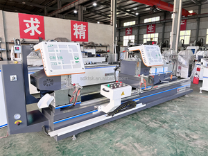 เลื่อยตัดมุมอลูมิเนียม PVC แบบดิจิตอลความแม่นยำสูง 45 และ 90 องศา หัวคู่ สำหรับงานหน้าต่างและประตู - Product Image 2