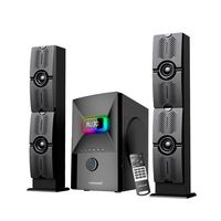 Sistema de Audio para el Hogar, Altavoces RGB Multimedia para Computadora de Escritorio, Subwoofer 2.1, Sistema de Cine en Casa, Altavoces BT con Subwoofer