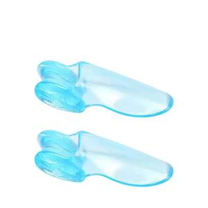 Separador de <span class=keywords><strong>dedos</strong></span> de <span class=keywords><strong>silicona</strong></span> <span class=keywords><strong>para</strong></span> <span class=keywords><strong>dedos</strong></span> de los <span class=keywords><strong>pies</strong></span>, protector de gel ortopédico <span class=keywords><strong>para</strong></span> juanetes, Corrector de Hallux Valgus, espaciador de pedicura, 1 par - Product Image 5