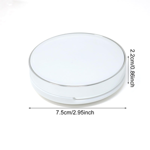 In Stock 15g Round Air <b>Cushion</b> Box Empty Box With Mirror Cosmetics Plastic Box Container with Sponges and Powder Puffs - Product Image 2