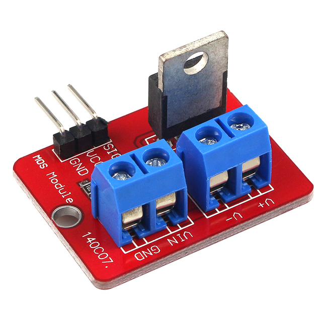 0-24V Top Mosfet Button IRF520 MOS Driver Module For MCU ARM Raspberry pi