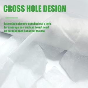 Rouleau de draps jetables prédécoupés avec trous pour table de massage, housse de lit respirante pour salon de beauté, housses de table en papier - Product Image 3