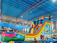 Nouveau design, toboggan aquatique gonflable de 20 pieds pour fête de plage et piscine, avec piscine XL, PVC de qualité commerciale, certifié CE