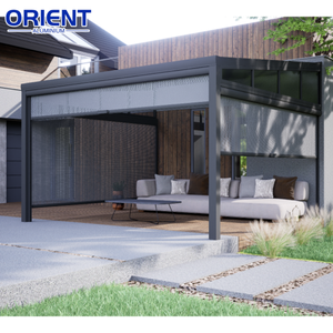 Tùy chỉnh hiện đại kiến trúc nhôm Patio Bìa sân sau Patio Bìa Sun Shade Patio Bìa đương đại Thiết kế thẩm mỹ - Product Image 5