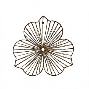Décoration murale en jacinthe d'eau naturelle, tissée à la main, style bohème rustique, pour la décoration de la maison, accent pour le salon - Product Image 5