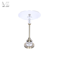 Table basse en acrylique, petite table basse moderne, luxe minimaliste, meubles de maison, table basse ronde pour salon