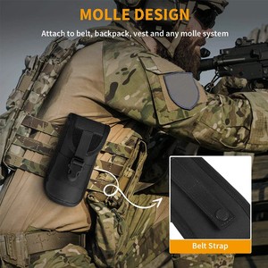 Taktisches Brillenetui, MOLLE-kompatible Schutztasche für Sonnenbrillen mit Gürtelclip - Product Image 2