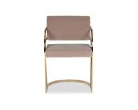 Chaise de salle à manger en acier inoxydable de luxe, fauteuil rembourré en velours, chaise de coiffeuse pour restaurant, meubles italiens, Chine