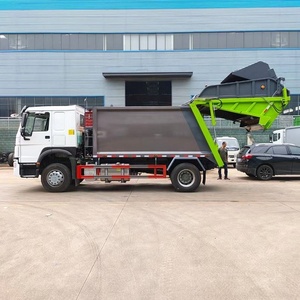 Camion compacteur de déchets Sinotruk HOWO 4X2 10-15m³ économique pour l'assainissement urbain et la gestion des déchets - Product Image 4