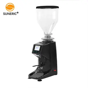 Molinillo de café eléctrico de alta capacidad, máquina de molienda de granos con Control táctil LCD, Espresso eléctrico comercial
