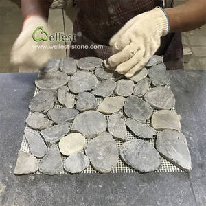 Đen Pebble Đá Vòng Gạch Mosaic - Product Image 5