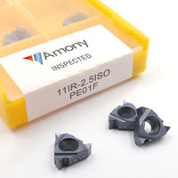 Amony Tungsten Carbide Thread Inserts 06IR/11IR/16ER/22ER/27ER - Ideal for CNC Lathe Internal & External Threads