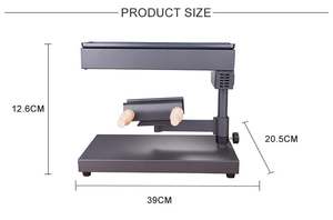 Machine à fondre le fromage électrique 600W avec grill à <span class=keywords><strong>raclette</strong></span> sur le dessus - Product Image 3