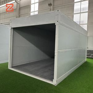 Conteneurs de <span class=keywords><strong>garage</strong></span> pliable de conception industrielle Garages préfabriqués compacts <span class=keywords><strong>en</strong></span> acier et garages à panneaux sandwich - Product Image 3