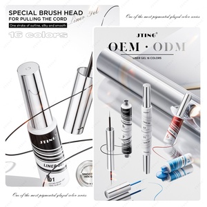 JTING Gel Polish Liner Professionnel de Haute Qualité 16 Couleurs pour Nail Art, OEM/ODM, Étiquette Personnalisée Unique - Product Image 5