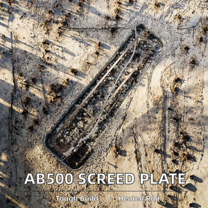 Placa de pavimentadora de asfalto AB500 1,25 M con nueva condición de varilla de calentamiento 4608150166 - Product Image 3