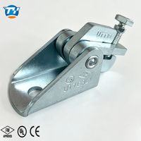 Fixation de soutien oscillant UTT10 homologuée UL FM, trou de boulon de 1/2 pouce, raccord de tuyauterie sismique en acier au carbone