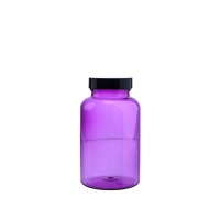 250ml Produit de santé Bouteille en plastique Bouteille Capsule Bouteille de bonbons de qualité alimentaire