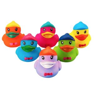 Patos de Goma Flotantes de Vinilo de 2 Pulgadas con Logotipo Personalizado 2026, Juguetes con Peso para Fiestas de Cumpleaños Infantiles, Regalo para Carreras, Bañera, Empaquetado a Granel - Product Image 3