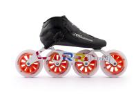 Patins à roulettes de vitesse en ligne Warrun OEM Logo haut de gamme pour adultes, professionnels, 3 couches de fibre de carbone, légers et confortables