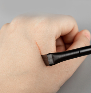 Hot phổ biến cao cấp siêu mịn dê tóc mắt bàn chải phẳng Angled Bút kẻ mắt bàn chải tùy chỉnh nhãn hiệu riêng công cụ trang điểm - Product Image 3