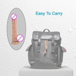 Сдержанный упаковочный силиконовый огромный фаллоимитатор с реалистичным дидо и сильным силдо на присоске для влюбленных - Product Image 3