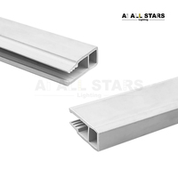 Accessoires de fixation murale pour membrane de plafond tendu, profilés en aluminium PVC blanc, profilés en aluminium PVC irréguliers en forme de H