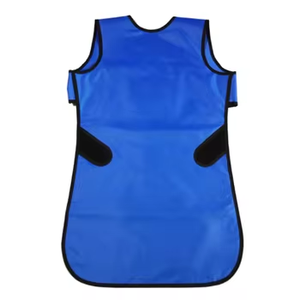 Tenue de protection anti-rayonnement ionique en plomb deux pièces : Vêtement à manches courtes et tablier sans manches en plomb assorti - Product Image 3