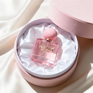 Flacone Spray Vuoto in Vetro di Lusso Rosa con Etichetta Personalizzata da 30 ml, 50 ml, 100 ml con Scatola - Product Image 1