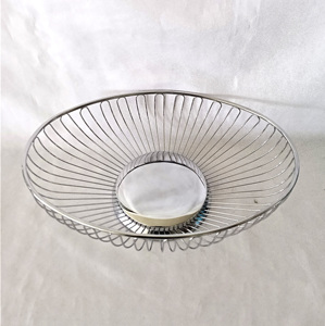 Cestino Ovale in Ferro Argentato per Pane e Patatine Fritte - Product Image 5