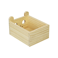 Caisse de rangement en bois pour jouets d'enfants, design ouvert sans couvercle, pour l'organisation de la chambre des enfants
