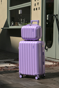 3 Piece Trọng lượng nhẹ Trắng Hardshell hành lý Set với mã khóa 20in24in28in ABS Chất liệu carton - Product Image 4