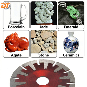 Disco de sierra de diamante segmentado en T de 4.5 pulgadas DT con dientes protectores para granito y mármol - Product Image 5