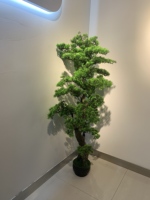 Pommier artificiel réaliste de haute qualité, grand bonsaï pour la décoration intérieure et extérieure, plantes durables avec pots