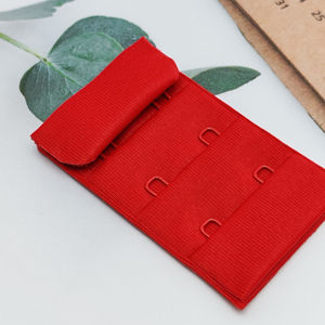 Extensions de soutien-gorge à crochets dorsaux, accessoires de lingerie confortables, 3 rangées 2 crochets, sangle en nylon, bande de fixation pour soutien-gorge, clip noir pour robe - Product Image 1