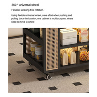 Dernière conception de meubles pour la maison à prix de gros personnalisé multifonctionnel noir stockage carré luxe en bois table d'appoint pour canapé