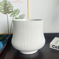 Pot à Bonsaï en Céramique Style Vintage Moderne, Finition Glaçurée, Écologique, Durable, Décoration Intérieure/Extérieure, Trou de Drainage, Maison et Jardin