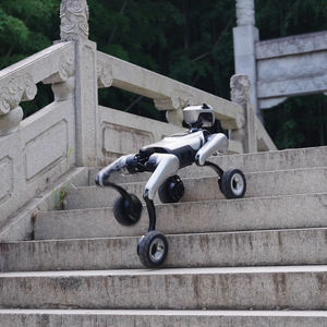 Robot chien bionique à 4 pattes sur roues TechStar personnalisé, IA intelligente open source, éducation STEM pour enfants, performance commerciale, <span class=keywords><strong>sécurité</strong></span> - Product Image 3