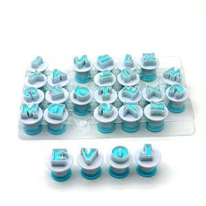 Cortadores de Galletas con Forma de Letras del Alfabeto, Fáciles de Usar, para Principiantes en la Repostería, Herramientas para Cortar Fondant, Pasteles y Galletas - Product Image 2