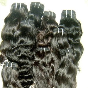 Extensions de cheveux naturels indiens bruts 2026, ondulation naturelle, 100% Remy, double trame machine du Tamil Nadu, 100g - Product Image 1