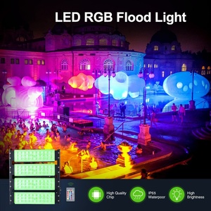 IP65 Wasserdichtes 50-W-LED-Flutlicht für den Außenbereich mit Fernbedienung RGB Buntes DMX512-LED-Modul mit externer Steuerung Sportstadion beleuchtung - Product Image 3
