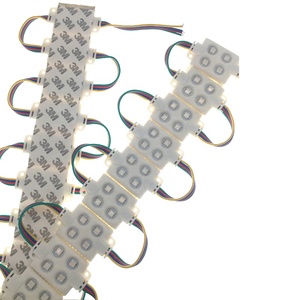 Không thấm nước DC12V tiêm 5050 1 Wát màu LED Modul 4 cái RGB SMD mô-đun - Product Image 3