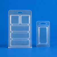 Emballage en coque transparente en PET pour assiettes et bols en plastique, fabriqué en Chine, avec insert en PVC transparent pour protège-cartes électroniques.