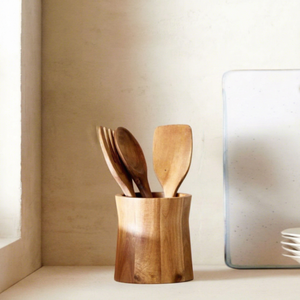 Cuillère de service moderne de luxe en bois en forme de cœur, à long manche, poli miroir, écologique, capacité 15 ml, pour café et aliments, idéale pour les cadeaux promotionnels - Product Image 1