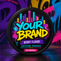 Sachets de caféine saveur baies, approvisionnement en gros, formule personnalisée OEM ODM et service d'emballage sous marque privée