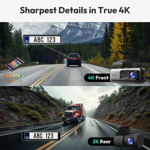 กล้องติดรถยนต์ Botslab G980H PRO พร้อมเลนส์คู่ มุมมอง 160-170 องศา มองเห็นในเวลากลางคืน และบันทึกแบบวนซ้ำ - Product Image 2