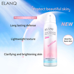 ELANQ <span class=keywords><strong>Crème</strong></span> <span class=keywords><strong>solaire</strong></span> hydratante et éclaircissante, spray <span class=keywords><strong>solaire</strong></span> UV, protection estivale, base cosmétique, primer, réparation de la peau, isolation - Product Image 2