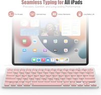 Clavier en langue arabe personnalisé Mini clavier ergonomique silencieux Petit clavier bon marché Rohs Ce Fcc bluetooth