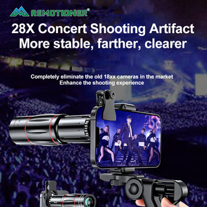 18x/28x/64x4K HD صور الهاتف المقربة تلسكوب خارجي أحادي العين مع محول الهاتف الذكي - Product Image 6